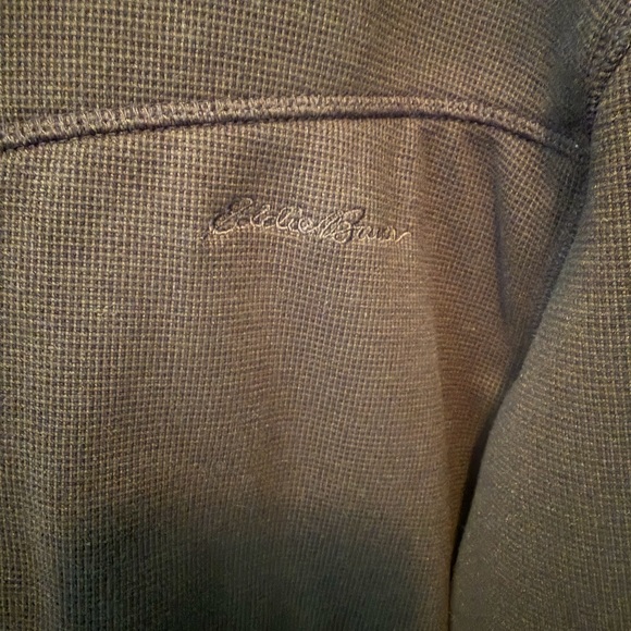 Eddie Bauer Black Textured Full Length Zip Jacket Size XXL 2XL - Picture 2 of 5